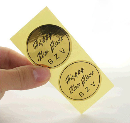 Chải giấy vàng 24k bế cắt dán In nhãn cho bao bì Logo tùy chỉnh