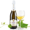 ISO9001 Nhãn dán chai rượu cá nhân tái chế Vàng bạc bóng Lamination