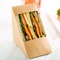 Burger phân hủy sinh học Bao bì thực phẩm dùng một lần Carton Túi bánh sandwich tam giác