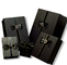 Hộp đóng gói quà tặng bìa cứng màu đen cho hàng may mặc
