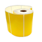 Nhãn dán giấy cuộn mã vạch nhiệt màu vàng tùy chỉnh 58mm