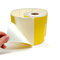 Nhãn dán giấy cuộn mã vạch nhiệt màu vàng tùy chỉnh 58mm