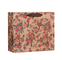 COA Ladies Hand-Held Kraft Floral Shopping Bag Túi giấy Hoa Túi xách