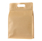 Túi giấy Kraft đựng thực phẩm có thể hàn lại được với cửa sổ