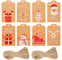 CMYK Treo sô cô la Thẻ quà tặng PVC Thẻ bánh quy Giáng sinh cho bao bì bánh ngọt tráng miệng